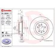 ���� ��������� LAND Rover Discovery/Range Rover Sport 16- �����. ����. Brembo 09B85811 Brembo 09B85811 09B85811 ����