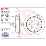 ���� ��������� Toyota LAND Cruiser 200 07- ����. Brembo 09D61811 Brembo 09D61811 09D61811 ����
