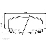 ������� ��������� JEEP Cherokee 13- ����. Brembo P37020 Brembo P37020 P37020 ����
