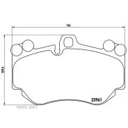 ������� ��������� VW/Porsche Touareg/Cayenne 02- �����. Brembo P65016 Brembo P65016 P65016 ����