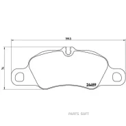 ������� ��������� Porshe 911 08-/Boxter 12-/Cayman 13- �������� Brembo P65018 Brembo P65018 P65018 ����