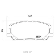 ������� ��������� Lexus RX -08 �����. Brembo P83067 Brembo P83067 P83067 ����