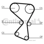 �������� ����� ��� Mitsubishi Galant 4G64 96- Continental CT1071K1 Continental CT1071K1 CT1071K1 ����