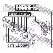������� ��������� Toyota LAND Cruiser 200 07- ���. ���. Febest 0177-VDJ200FL Febest 0177VDJ200FL 0177VDJ200FL ����