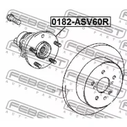 ������� ������ Toyota Camry/Hybrid ACV51 ASV5# AVV50 GSV50 2011.08-2018.03 [EU] Febest 0182-ASV60R Febest 0182ASV60R 0182ASV60R ����