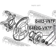 ������� �������� Mitsubishi Pajero/Montero V80 90# 2006.09-2021.03 [EUR] Febest 0482G-V97F Febest 0482GV97F 0482GV97F ����