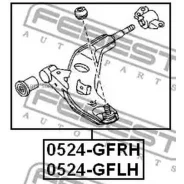 ����� �������� ������ (Mazda 626 GF 1997-2002) Febest Febest 0524-GFRH Febest 0524GFRH 0524GFRH ����