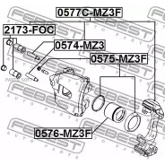 ����� ��������� ���������� �������� (��������) Mazda 3 BK 2003-2011 [GEN] Febest 0577C-MZ3F Febest 0577CMZ3F 0577CMZ3F ����