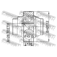 ���� ���������� 28X112 Febest 2311-TOUR Febest 2311TOUR 2311TOUR ����