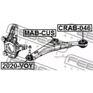 ����������� ������ Chrysler Voyager/Dodge Caravan 07- ���. ����. Febest CRAB-046 Febest CRAB046 CRAB046 ����