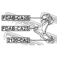 ����������� ������ ��������� ������ ��� ���������� (��������������) FORD Mondeo CA2 2007-2014 Febest FDAB-CA2B Febest Fdabca2B FDABCA2B ����