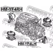 ����� ��������� Honda Pilot YF4 2009-2015 ���������� ����. Febest HMYF4RH Febest HMYF4RH HMYF4RH ����