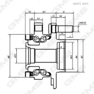 ������� � ����������� Nissan Tiida 07-11 ���. GMB GH33130M GMB GH33130M GH33130M ����