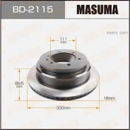 ���� ��������� Nissan Safari ����. Masuma BD2115 Masuma BD2115 BD2115 ����