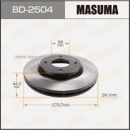 ���� ��������� Nissan Tiida(C11X) �����. (���. 2 ��. ) Masuma BD2504 Masuma BD2504 BD2504 ����