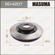 ���� ��������� Mazda CX-7 06- ���. Masuma BD4207 Masuma BD4207 BD4207 ����