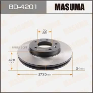 ���� ��������� Mazda 6 02- �����. (���. 2 ��. ) Masuma BD4201 Masuma BD4201 BD4201 ����