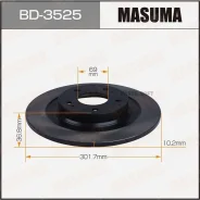 ���� ��������� Toyota Outlander ����. (� ����. 2 ��. ) Masuma BD3525 Masuma BD3525 BD3525 ����