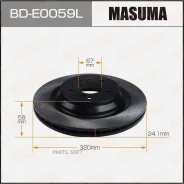 ���� ��������� AUDI A4/A5 ����. ���. Masuma BDE0059L Masuma BDE0059L BDE0059L ����