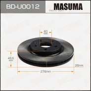 ���� ��������� Chevrolet/OPEL Cruze/Astra-J �����. (� ����. 2 ��. ) Masuma BDU0012 Masuma BDU0012 BDU0012 ����