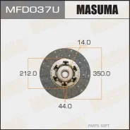 ���� ��������� Masuma 350x212x14x44 Masuma MFD037U Masuma MFD037U MFD037U ����