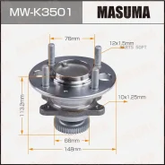������� � ����������� Hyundai/KIA Sonata IV/Magentis I ����. � ��� Masuma MWK3501 Masuma MWK3501 MWK3501 ����