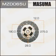 ���� ��������� 275x180x12x28 Masuma MZD065U Masuma MZD065U MZD065U ����