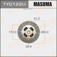 ���� ��������� Toyota Hiace 95- Masuma TYD122U Masuma TYD122U TYD122U ����