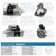������� Hyundai/KIA Porter/Pajero(I) 2.5 D 12V Meatdoria 5035244 Meatdoria 5035244 5035244 ����