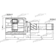 ���� ���������� ����� 27X40X33 Nissan Qashqai J10F 06- Patron PCV1745 Patron PCV1745 PCV1745 ����