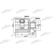 ���� Honda CRV/Odyssey 09.01- Patron PCV4013 Patron PCV4013 PCV4013 ����
