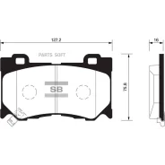 ������� ��������� �������� Infiniti FX II (S51) (2008-2013)/ G II (V36) (2006- )/ Q70 Y51 (2013- ), Nissan 370Z (2009- ) Sangsin Brake SP1471 Sangsin...