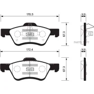 ������� ��������� FORD Maverick/Mazda Tribute 2.4-3.0 04- �������� Sangsin Brake SP1497 Sangsin Brake SP1497 SP1497 ����