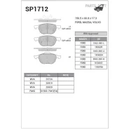 ������� ��������� FORD C-MAX II 12- �����. Sangsin Brake SP1712 Sangsin Brake SP1712 SP1712 ����