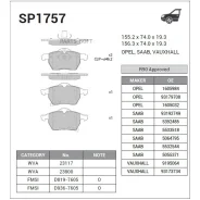 ������� ����. �������� Hi-Q Holden Astra (AH) 05-10 (D819) Sangsin Brake SP1757 Sangsin Brake SP1757 SP1757 ����