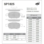 ������� ���������, �������� Citroen Berlingo II (2008- )/ C4 I (2004-2010)/ DS4 (2011- )/ DS5 (2011- ), Peugeot 5008 I (2009-2016)/ Partner II (2007...