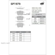 ������� ����. �������� Hi-Q Volkswagen Mutivan V 16 06-09 (D1174) Sangsin Brake SP1979 Sangsin Brake SP1979 SP1979 ����