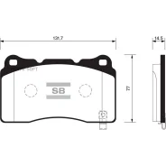 ������� ��������� �������� Sangsin Brake SP2119 Sangsin Brake SP2119 SP2119 ����