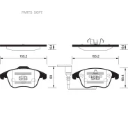 ������� ��������� VAG Q3/Tiguan 07- �����. Sangsin Brake SP2264 Sangsin Brake SP2264 SP2264 ����