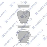 ������� ��������� AUDI A4/A6 -11 ������. Sangsin Brake SP4048 Sangsin Brake SP4048 SP4048 ����