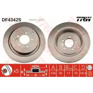 ���� ��������� LAND Rover Discovery 04-/Range Rover 05-/Sport 05- ������ TRW DF4342S TRW DF4342S DF4342S ����