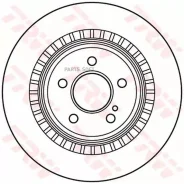 ���� ��������� MB W221/W222/C216 05- ����. ����. TRW DF4916S TRW DF4916S DF4916S ����