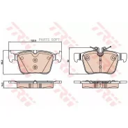 ������� ��������� Mercedes W205 14- ������ TRW GDB2071 TRW GDB2071 GDB2071 ����