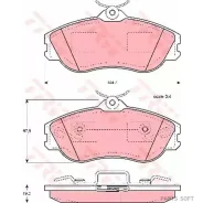 ������� ��������� �������� AUDI 80 (B4) 2.6, 2.8 TRW GDB815 TRW GDB815 GDB815 ����