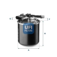 ������ ��������� MB W204/212/221 OM651 UFI 24.151.00 UFI 2415100 2415100 ����