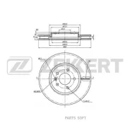 ���� ����. �����. Opel Astra J 11- Zafira C 11- Zekkert BS-5049 Zekkert BS5049 BS5049 ����
