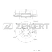 ���� ����. �����. Audi A3 III 12- Skoda Octavia (5E_ N_) 12- Skoda Kodiaq (NS7 NV7) 16- VW Golf Zekkert BS-6469 Zekkert BS6469 BS6469 ����