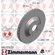 ���� ��������� AUDI A6/A6 Allroad 04- ������.347x30 ��. 5 ��� Coat Z Zimmermann 100331920 Zimmermann 100331920 100331920 ����