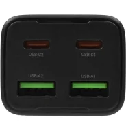 �������� ���������� Hoco N56 Fundador 30W 3A (PD) 2xUSB+2xUSB type-C ������������� ������ ����