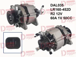 ��������� Dagger DAL035 R2M4-18-300A LR160-451 LR160-452D 101-131 R2 RF 12V 60A 97-99 �� Dagger DAL035 DAL035 ����
